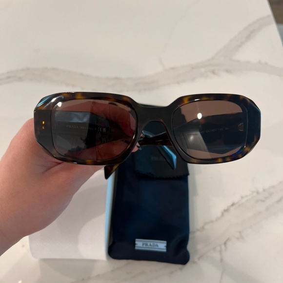 Prada tortoise sunglasses main image 4